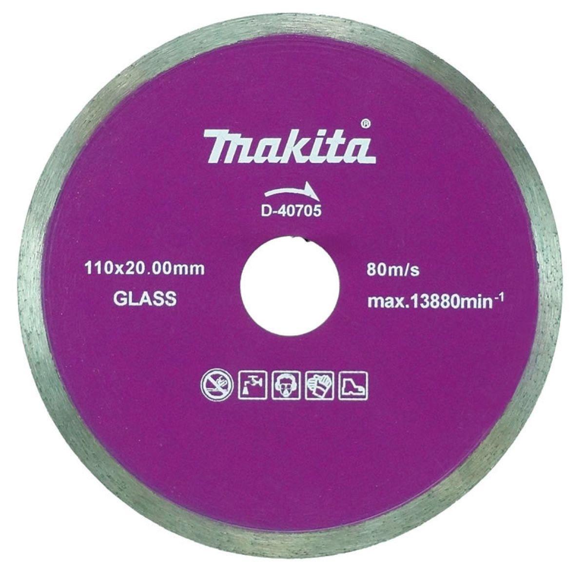 Disco de Corte Diamantado 110 x 20 mm D-40705 Makita - 1
