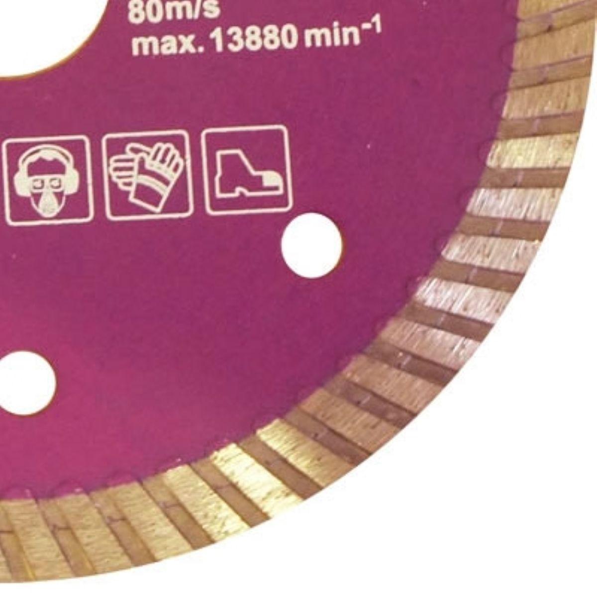 Disco de Corte Diamantado Turbo 110 x 20 x 1.3 mm D-51057 Makita - 2