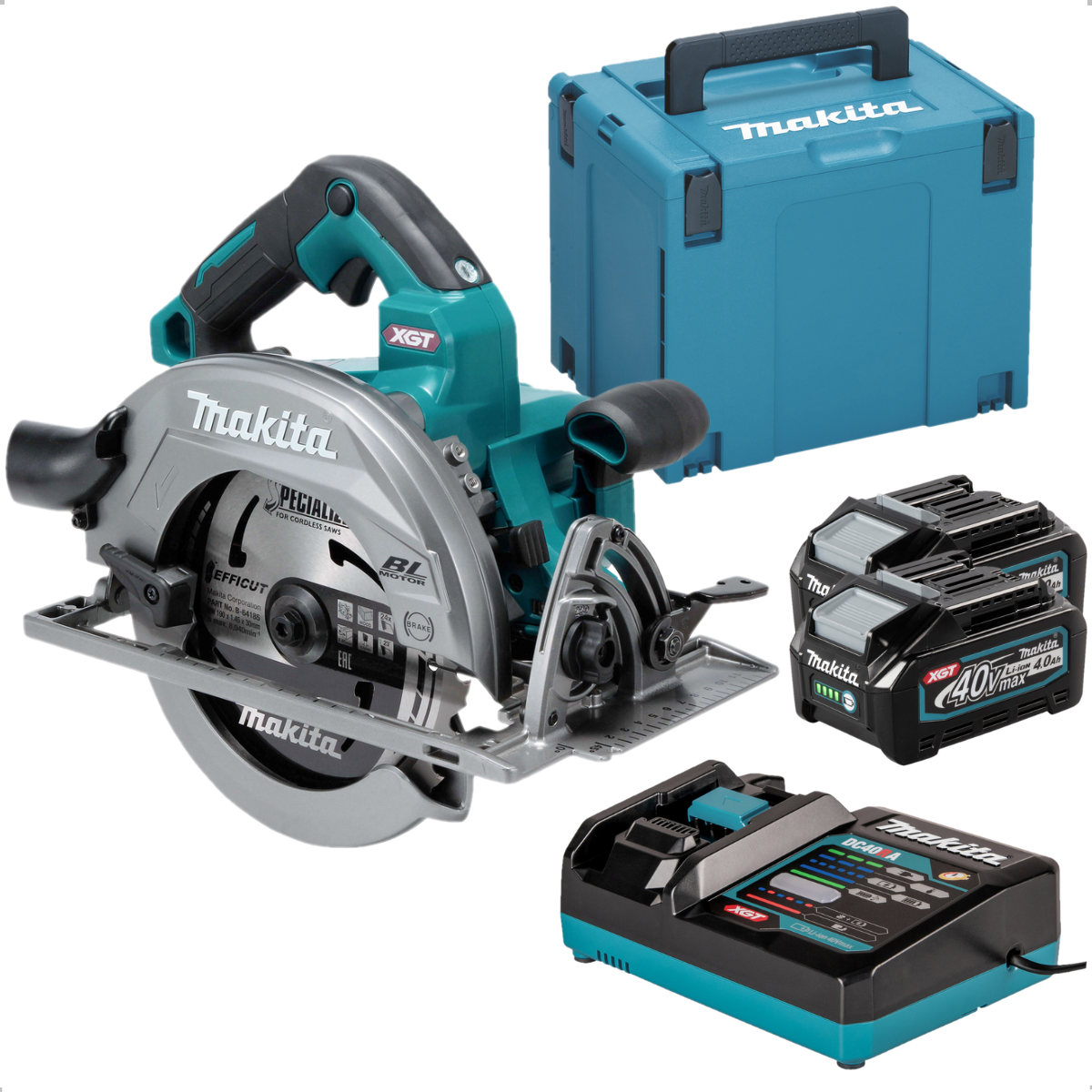 Serra Circular 185-190 mm a Bateria 40V HS003GM201 Makita - 1