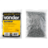 Prego com Cabeça 12 x 15" Polido 1 Kg Vonder - 3
