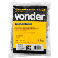 Prego com Cabeça 12 x 12" Polido 1 Kg Vonder - 2
