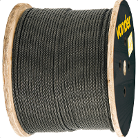 Cabo Aço AA Polido 14,3-9/16 18 x 7 com 2000 Metros Vonder - 2