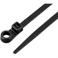 Abraçadeira Nylon Parafusos 300 x 4,8 mm Preta com 100 Peças Vonder - 5