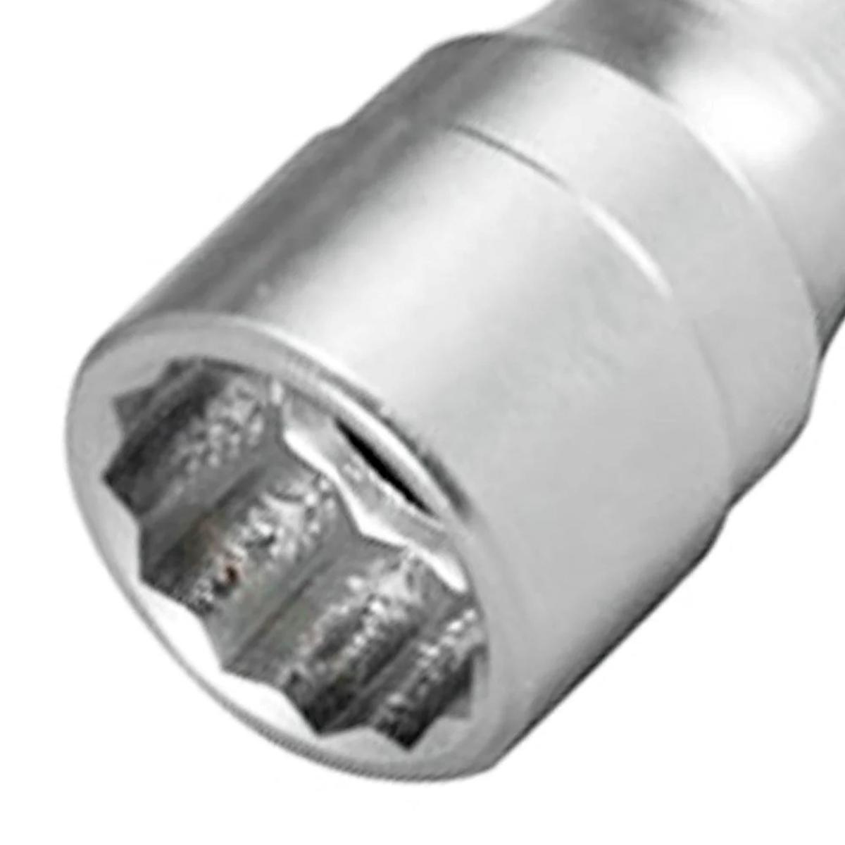 Soquete Longo Estriado 17 x 700 mm Encaixe 1/4" B-52663 Makita - 4