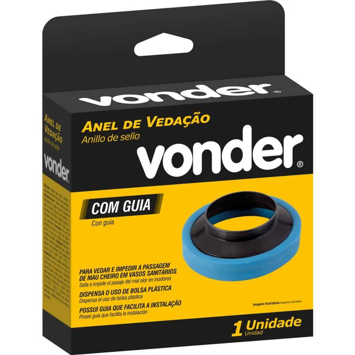 Anel Vedação para Vaso Sanitário com Guia Vonder - 2