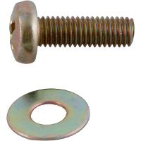 Parafuso para Suporte de TV 8 x 25 mm com Arruela 5/16 com 4 Peças Vonder - 3