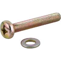 Parafuso para Suporte de TV 6 x 40 mm com Arruela M6 com 4 Peças Vonder - 2