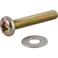 Parafuso para Suporte de TV 8 x 45 mm com Arruela 5/16 com 4 Peças Vonder - 2