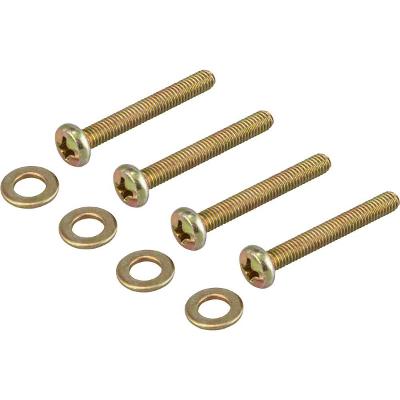 Parafuso para Suporte de TV 4 x 30 mm com Arruela M4 com 4 Peças Vonder