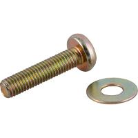 Parafuso para Suporte de TV 8 x 35 mm com Arruela 5/16 com 4 Peças Vonder - 1