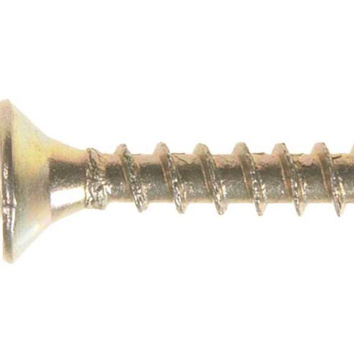 Parafuso Madeira 3,5 x 25 mm Chipboard Pozidrive 500 Peças Vonder - 1