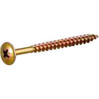 Parafuso Madeira 4,0 x 50 mm Chipboard Cabeça Flangeada Phillips 500 Peças Vonder - 1