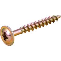 Parafuso Madeira 3,5 x 30 mm Chipboard Cabeça Flangeada Phillips 500 Peças Vonder - 1