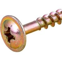 Parafuso Madeira 3,5 x 30 mm Chipboard Cabeça Flangeada Phillips 500 Peças Vonder - 2