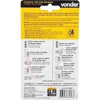 Cadeado com Segredo 3 Algarismo TSA Preto Vonder - 2