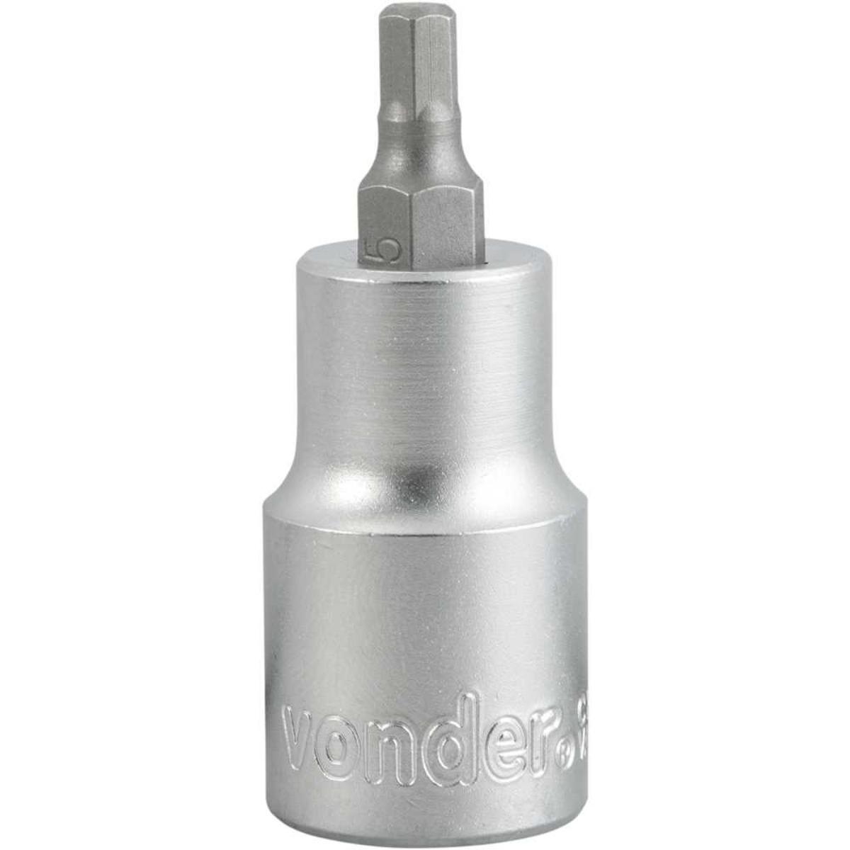 Soquete Allen Encaixe 1/2'' 5 mm CRV Vonder - 4