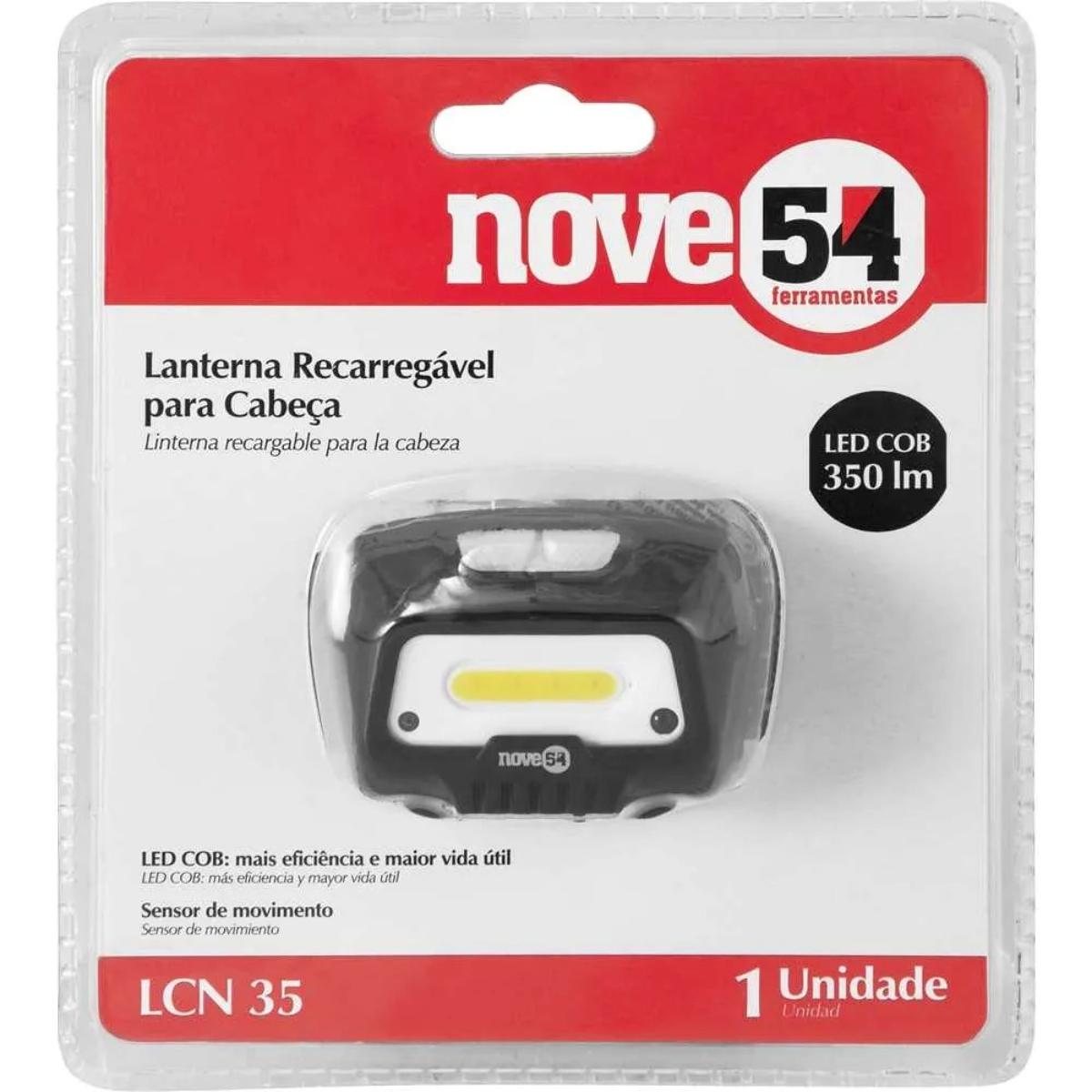 Lanterna Cabeça 1 Led Cob Recarregável LCN35 Nove54 - 6