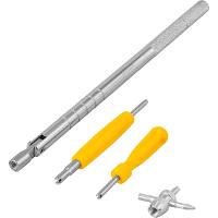 Conjunto Saca Válvula de Pneus com 4 Peças Vonder - 1