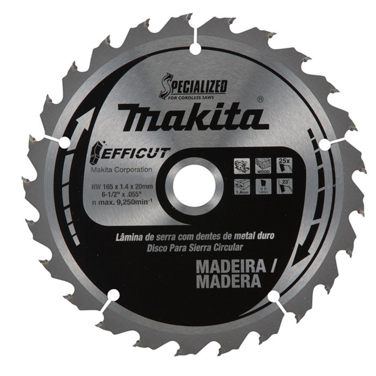 Disco Serra 45 Dentes 185 mm x 20 mm B-68600 Makita - 1