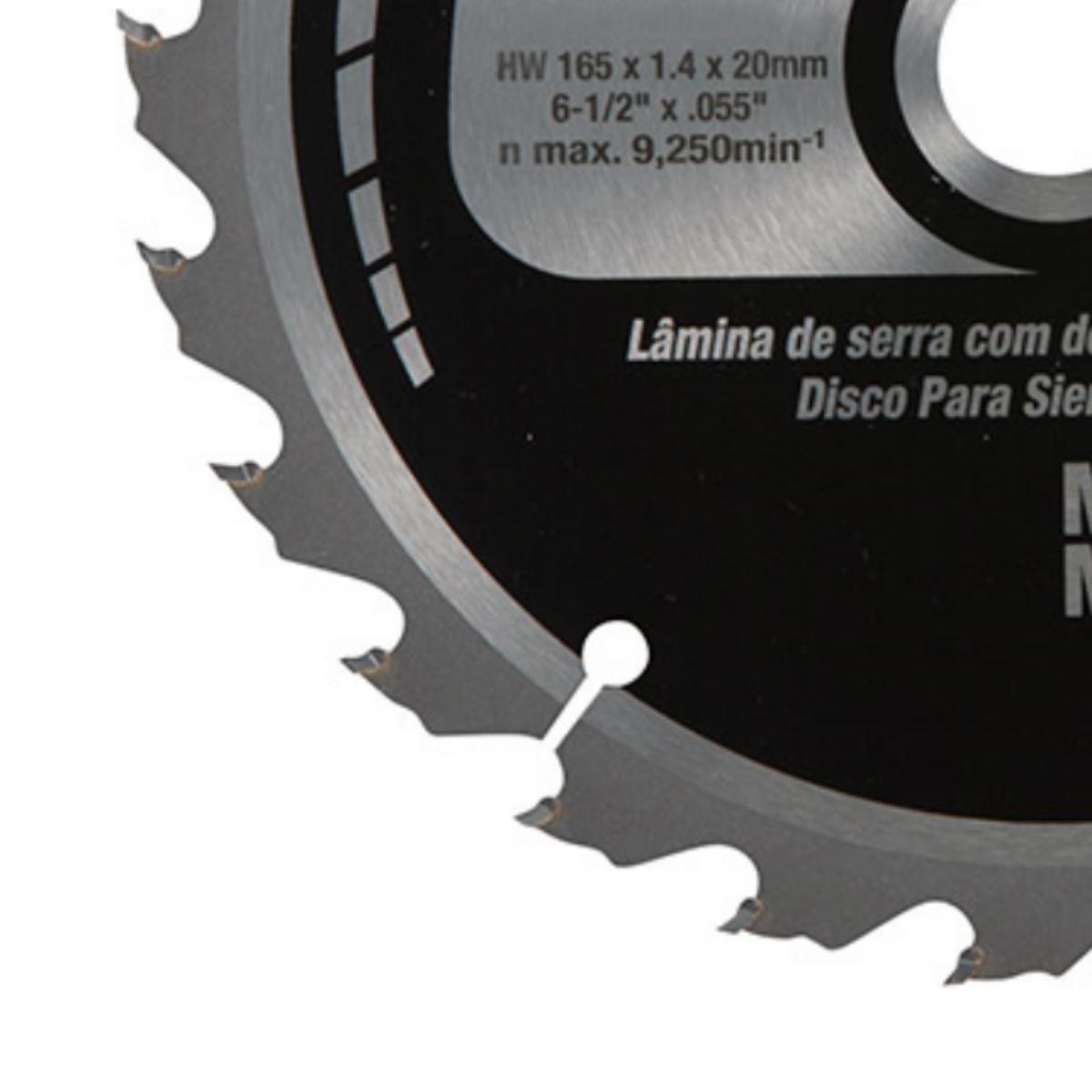 Disco Serra 45 Dentes 185 mm x 20 mm B-68600 Makita - 3