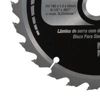 Disco Serra 45 Dentes 185 mm x 20 mm B-68600 Makita - 3