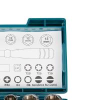 Kit de Bits e Soquetes 21 Peças com Chave Catraca B-54081 Makita - 3