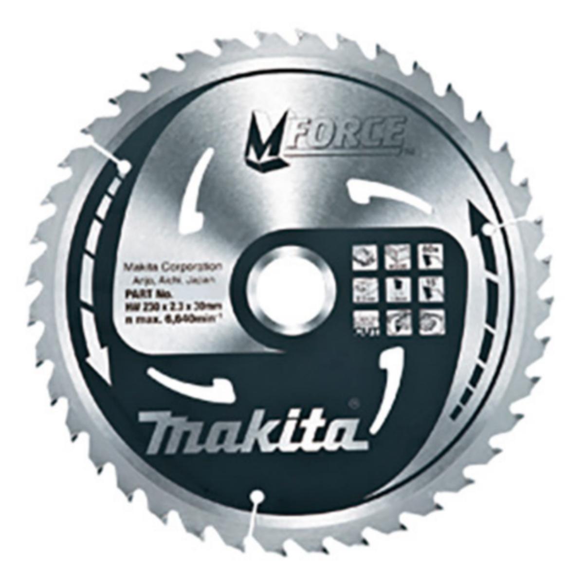 Disco Serra 24 Dentes 260 mm x 25,4 mm B-19180 Makita - 5