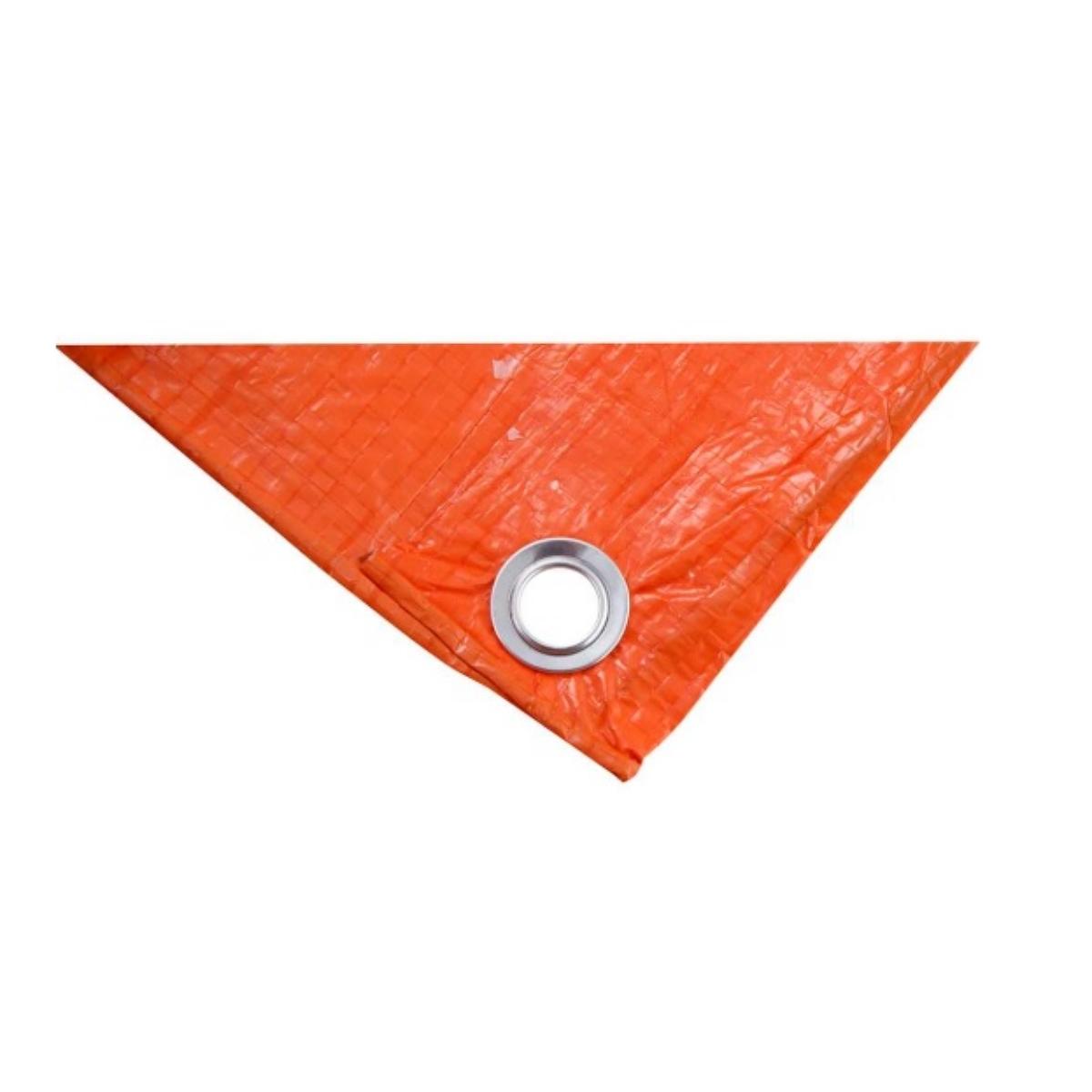 Lona 100 Micras Polietileno Laranja 7 x 4 Metros Vonder - 3