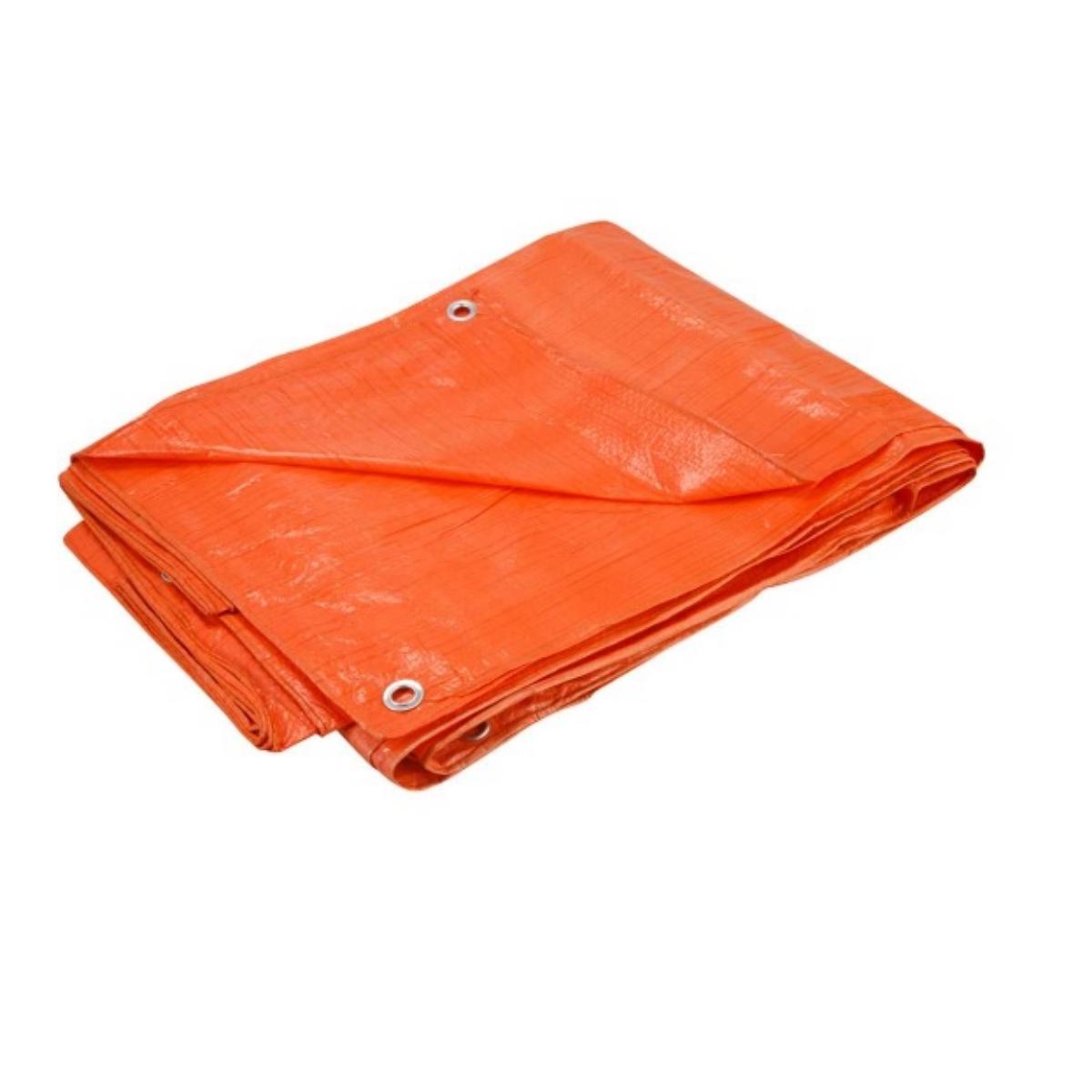 Lona 100 Micras Polietileno Laranja 7 x 4 Metros Vonder - 5