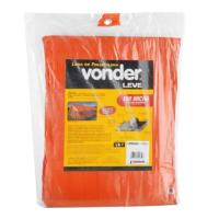 Lona 100 Micras Polietileno Laranja 7 x 4 Metros Vonder - 2