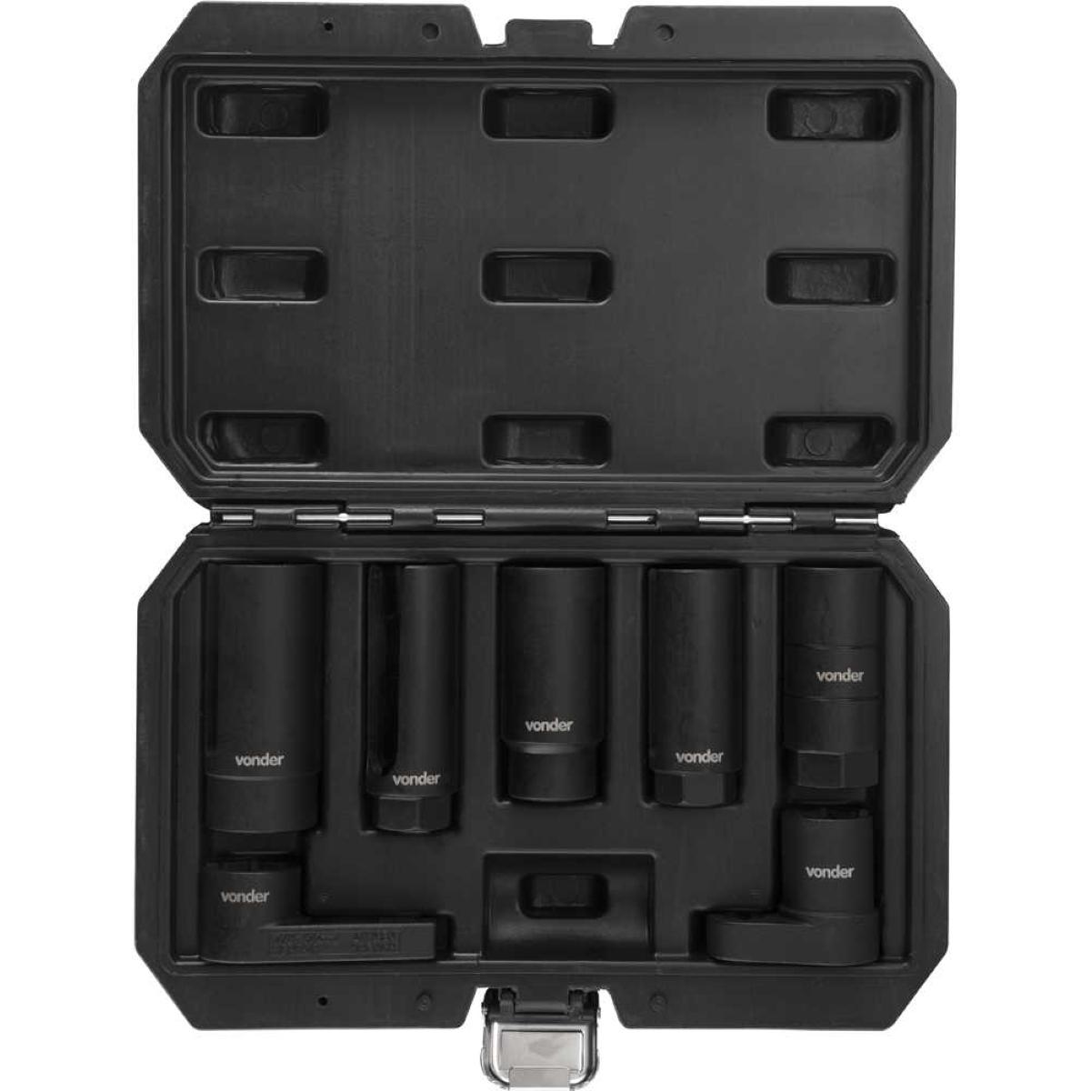 Jogo Soquete para Sensor Sonda Lambda com 7 Peças Vonder - 6