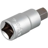 Soquete Hexagonal Encaixe 1/2'' 12 mm Vonder - 1