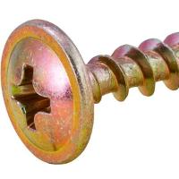 Parafuso Madeira 3,5 x 20 mm Chipboard Cabeça Flangeada Phillips 500 Peças Vonder - 2