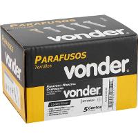 Parafuso Madeira 3,5 x 20 mm Chipboard Cabeça Flangeada Phillips 500 Peças Vonder