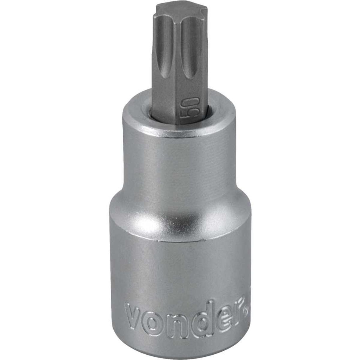 Soquete Hexalobular Encaixe 1/2'' T50 Vonder - 3