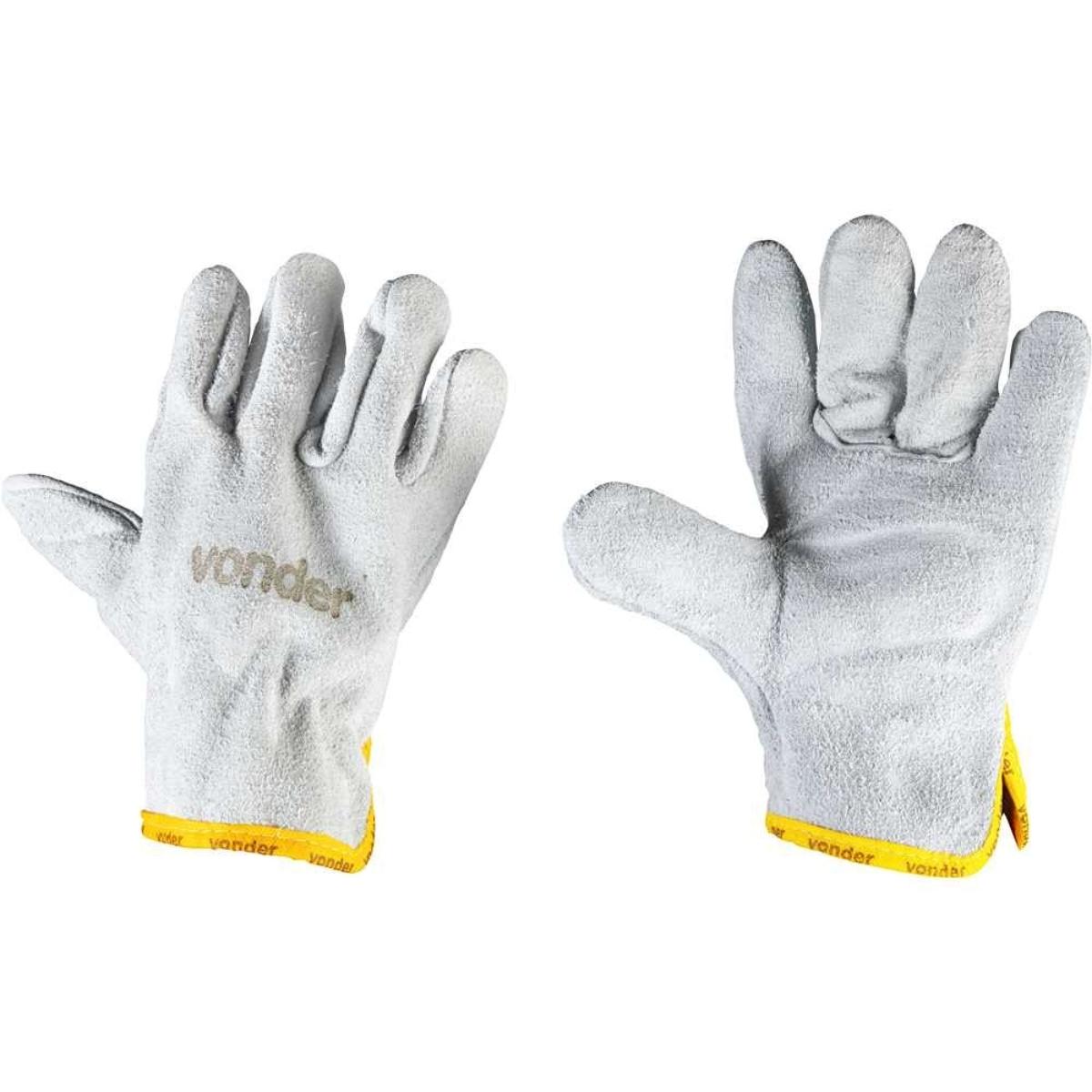 Luva Raspa com Reforço Palma 7 cm Petrol Vonder - 1