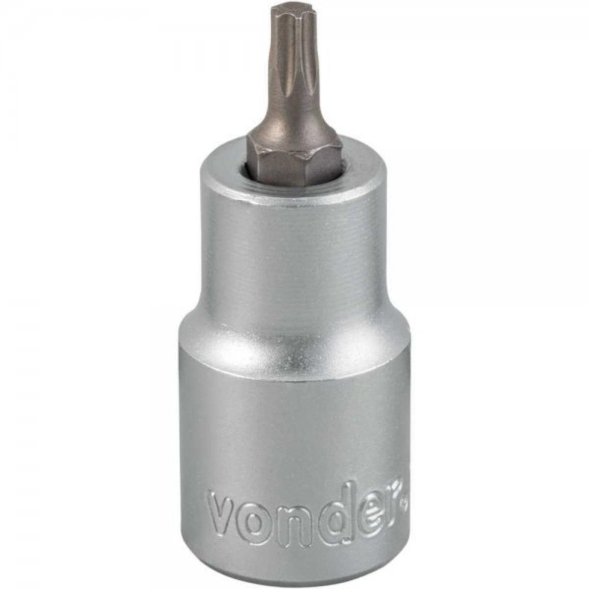 Soquete Hexalobular Encaixe 1/2'' T25 Vonder - 1
