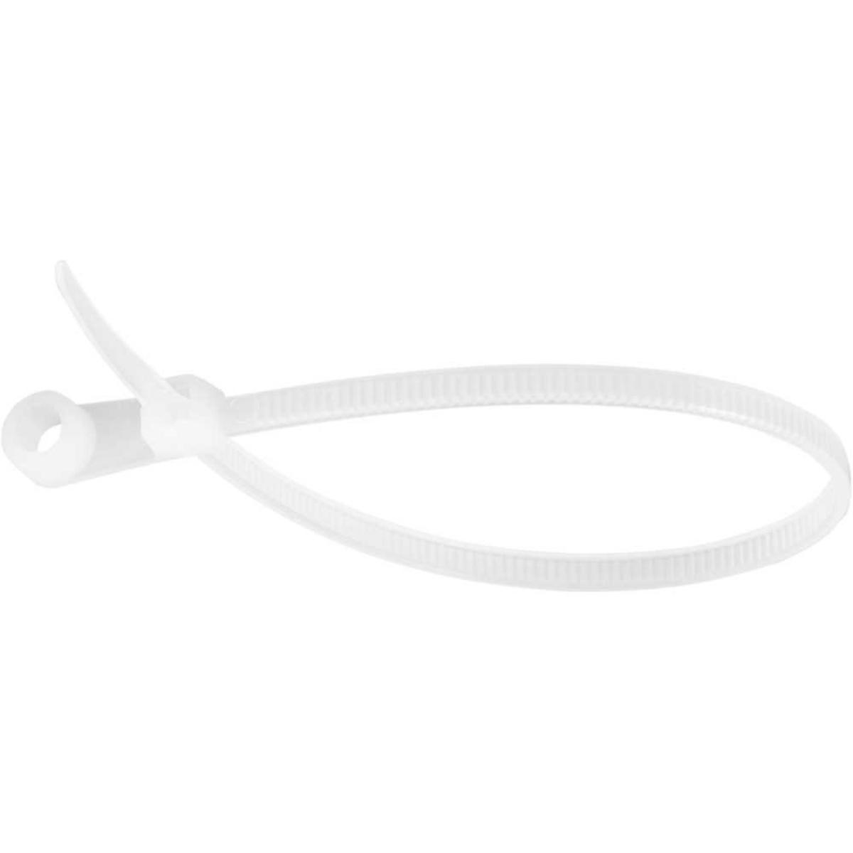 Abraçadeira Nylon para Parafusos 200 x 3,6 Branca 100 Peças Vonder - 4