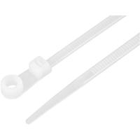 Abraçadeira Nylon para Parafusos 200 x 3,6 Branca 100 Peças Vonder - 3