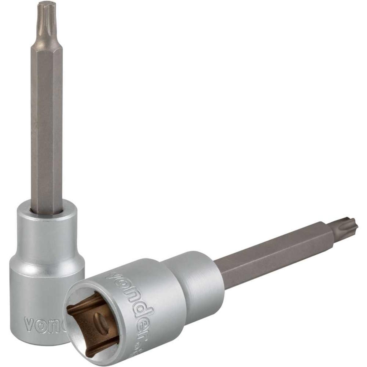 Soquete Hexalobular Encaixe 1/2'' Longo T30 Vonder - 2