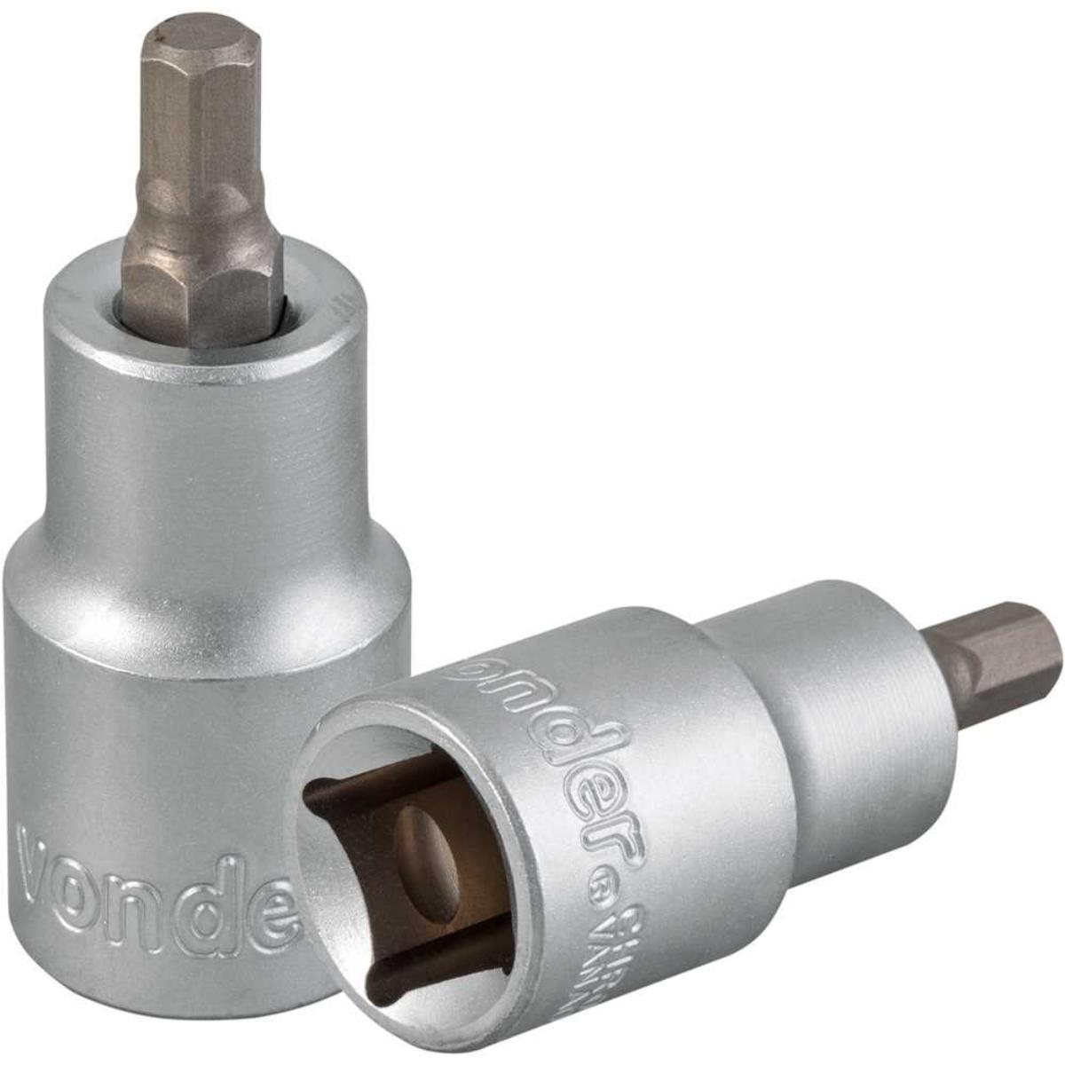Soquete Hexagonal Encaixe 1/2'' 6 mm Vonder - 2