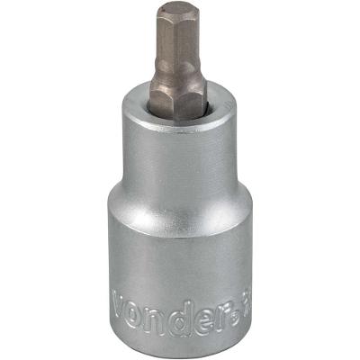 Soquete Hexagonal Encaixe 1/2'' 6 mm Vonder