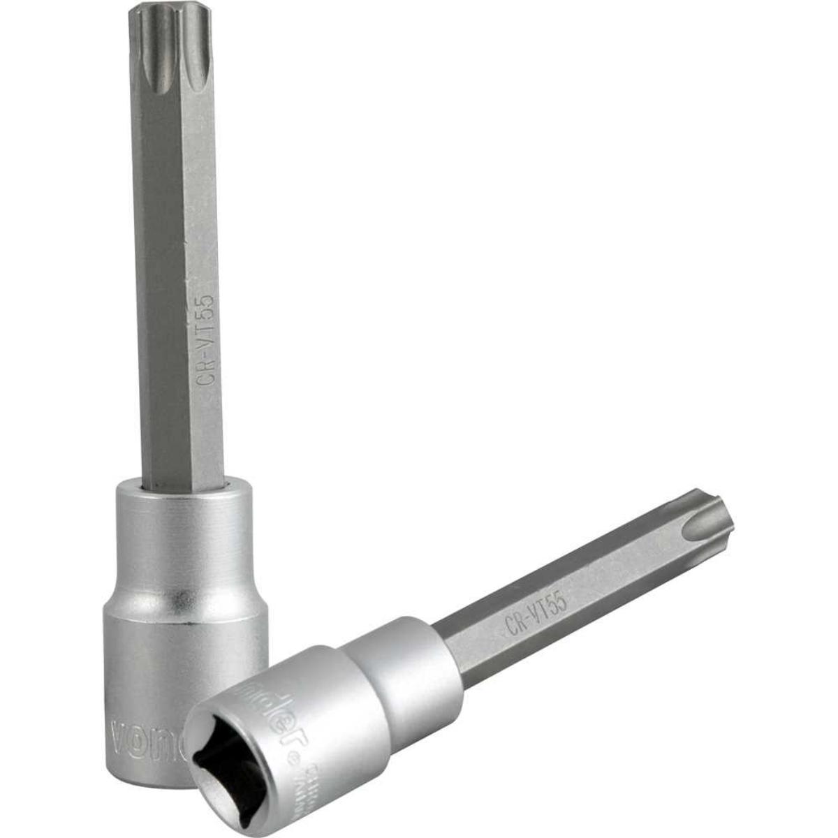 Soquete Hexalobular Encaixe 1/2'' Longo T55 Vonder - 5