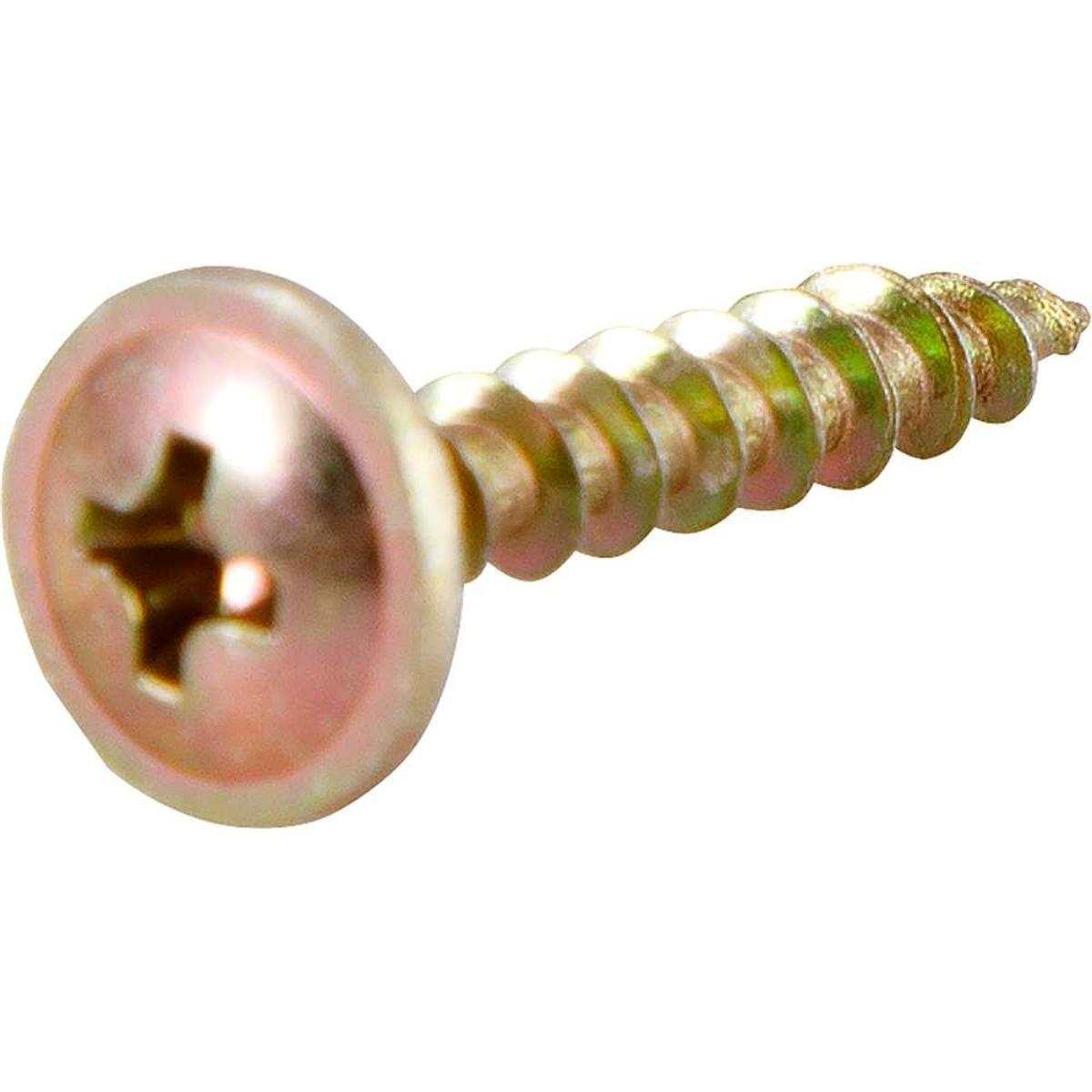 Parafuso Madeira 3,5 x 25 mm Chipboard Cabeça Flangeada Phillips 500 Peças Vonder - 4