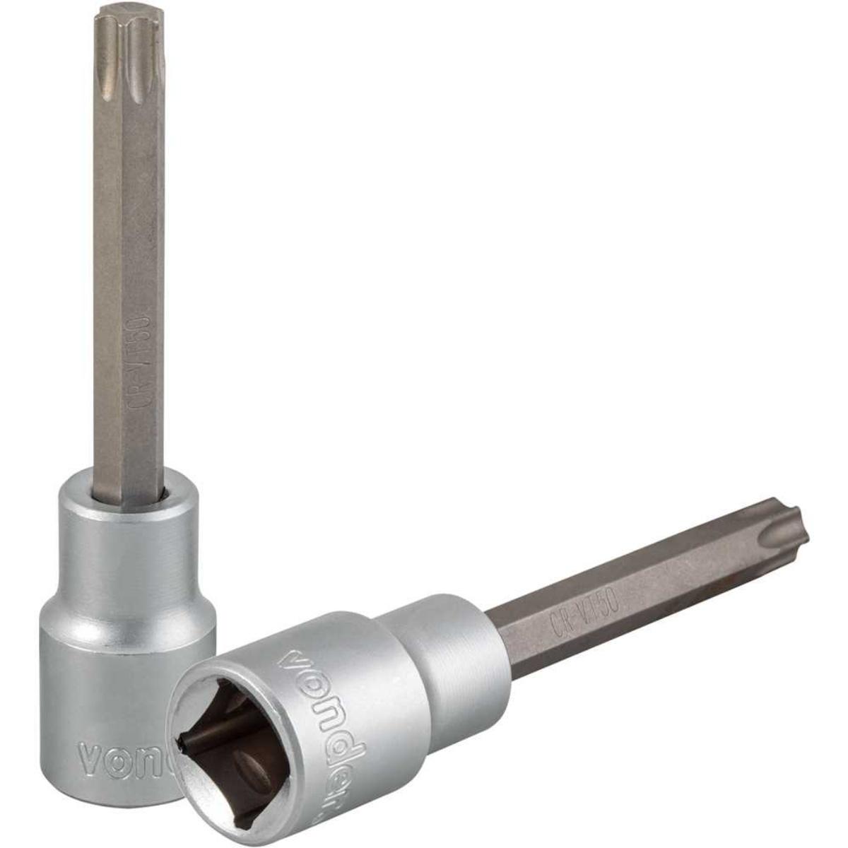 Soquete Hexalobular Encaixe 1/2'' Longo T50 Vonder - 2