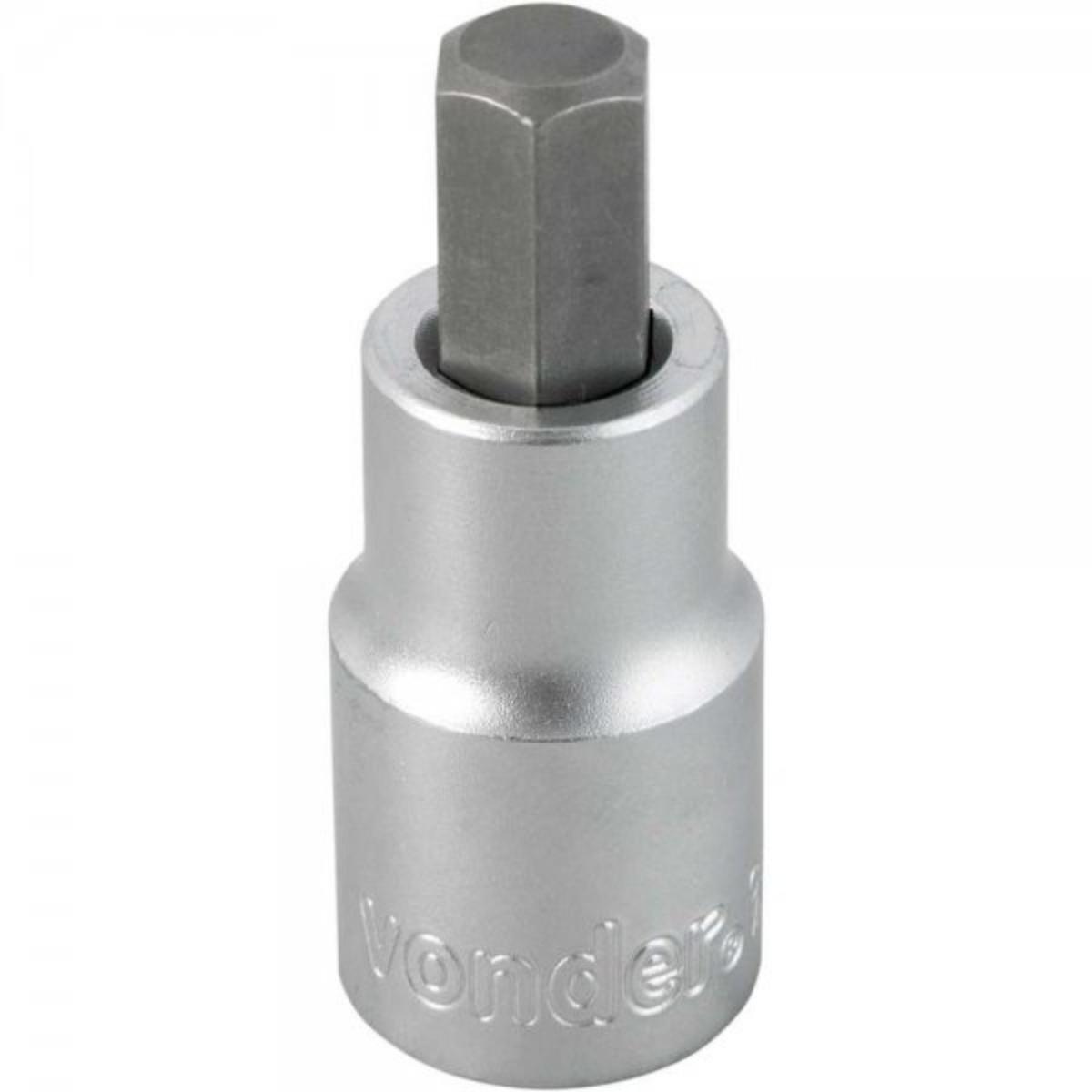 Soquete Hexagonal Encaixe 1/2'' 10 mm Vonder - 1