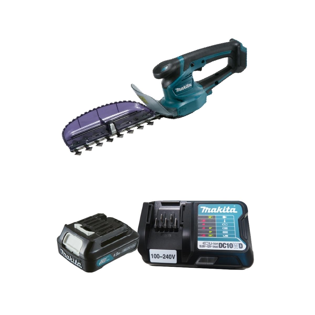 Aparador de Cerca Viva 200 mm 1250Gpm Bateria e Carregador UH201DZC Makita - 1