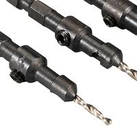 Conjunto de Broca Escareadora para Madeira 4 Peças Makita