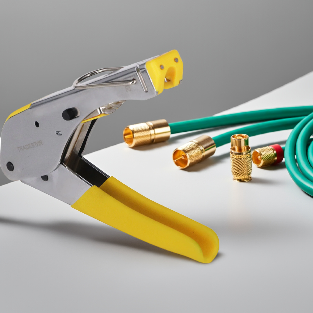 Alicate Crimpador para Cabo Coaxial RG06 / RG59 Tradestar - 2