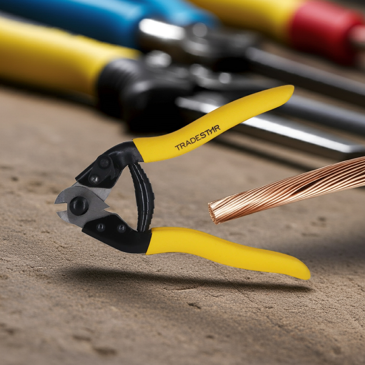 Alicate Cortador de Cabos 7.1/2'' Aço Carbono Tradestar - 2